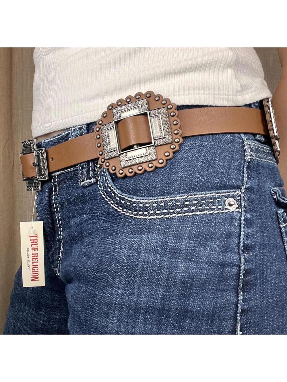 True Religion Brown Belt - Picture 6 of 6